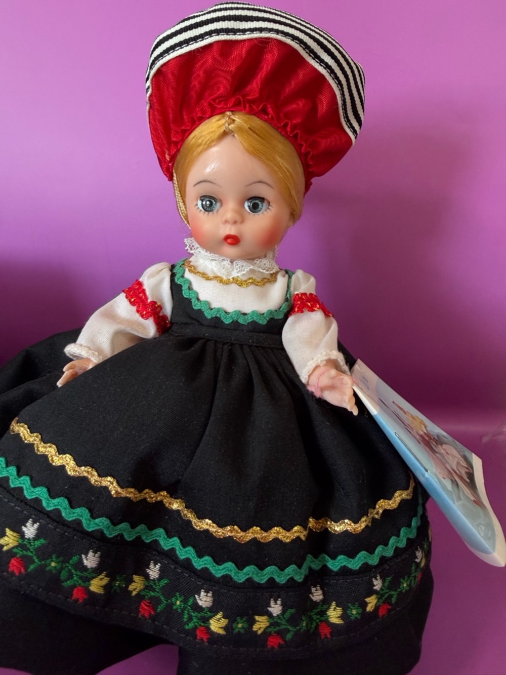 Vintage Madame Alexander Finland Doll 8 Inch Inc Original Box And Booklet #561